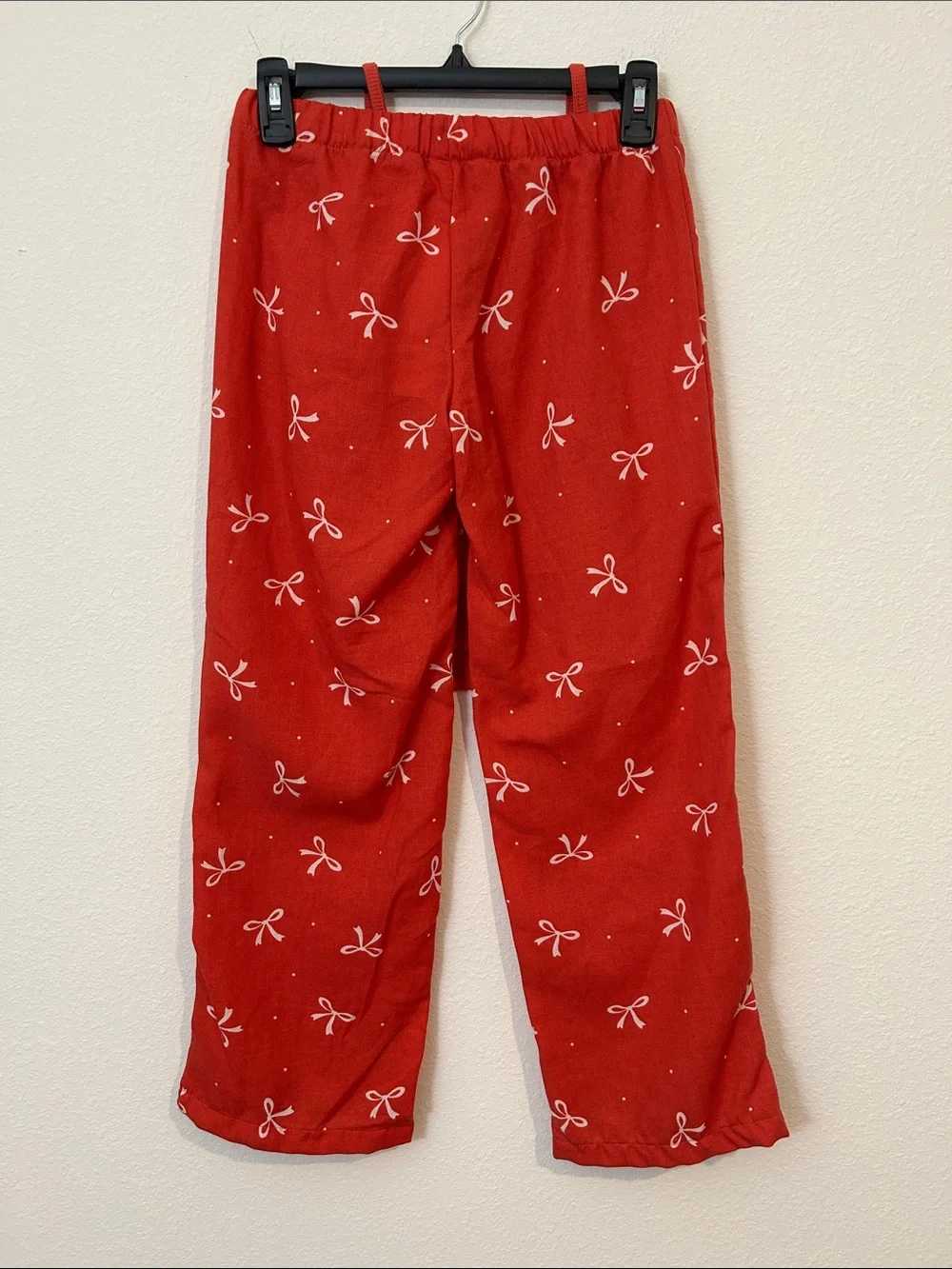 Carter's Red 'Merry' Tank & Bow-Print Pajama Pants Set